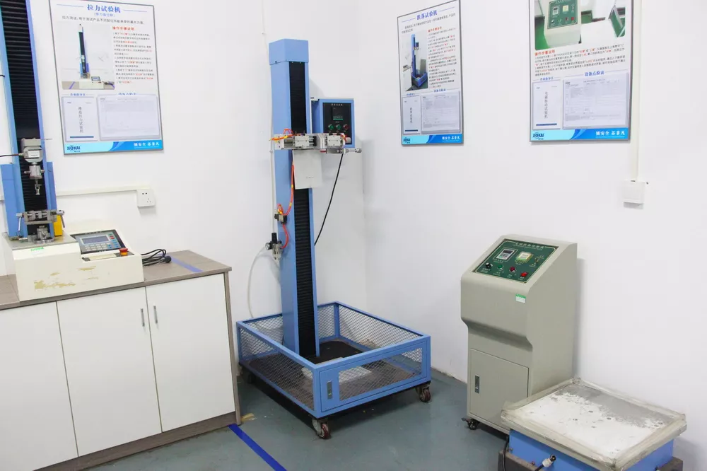 Drop testing machine